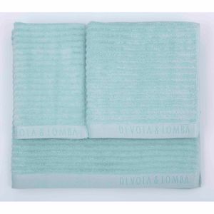 Set de prosoape Devota & Lomba Verde 100 % bumbac (3 pcs)