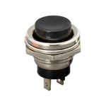 Casa si Gradina - Electrice - Distributie electrica si comanda - Intrerupatoare - Buton 1 circuit 2A 250V OFF-ON fara retinere negru 09065FK - Infinity.ro