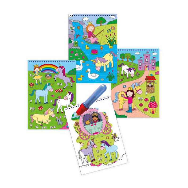 Jucarii, Copii si Bebe - Jucarii si jocuri - Jucarii & jocuri educative - Seturi pictura si desen - Bloc cu Desene pentru Colorat Water Magic Diset A3079H - Infinity.ro