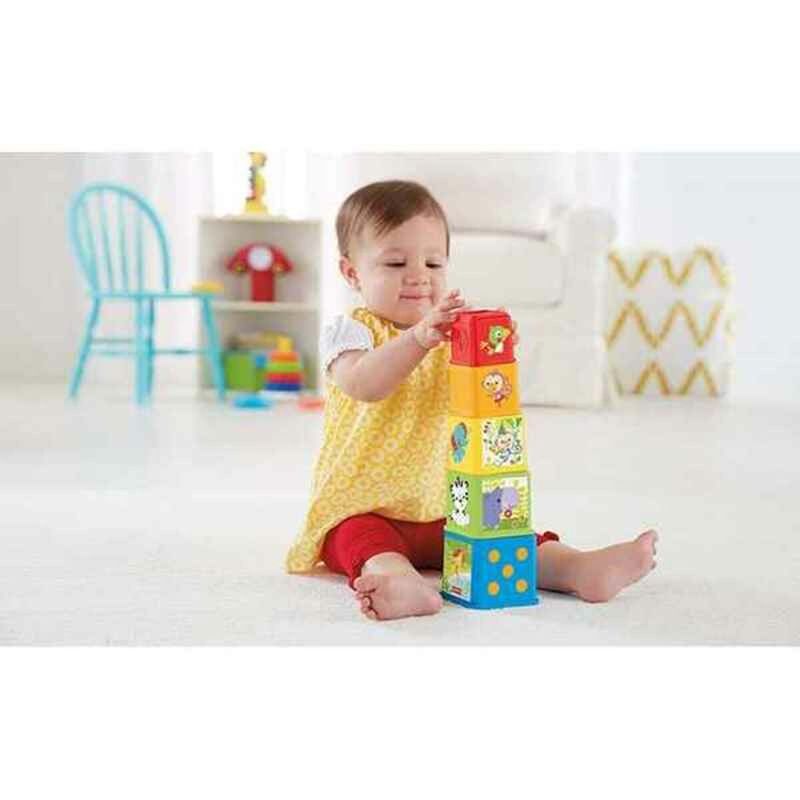 Jucarii, Copii si Bebe - Jucarii si jocuri - Seturi de constructie si cuburi - Seturi de constructie - Set de Constructie Mattel Stack and Discover - Infinity.ro