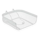 Casa si Gradina - Bucatarie si vesela - Organizare si depozitare bucatarie - Dispensere detergent - Suport pentru Servetele Versa Alb Metal Otel 20 x 6,8 x 18,5 cm - Infinity.ro