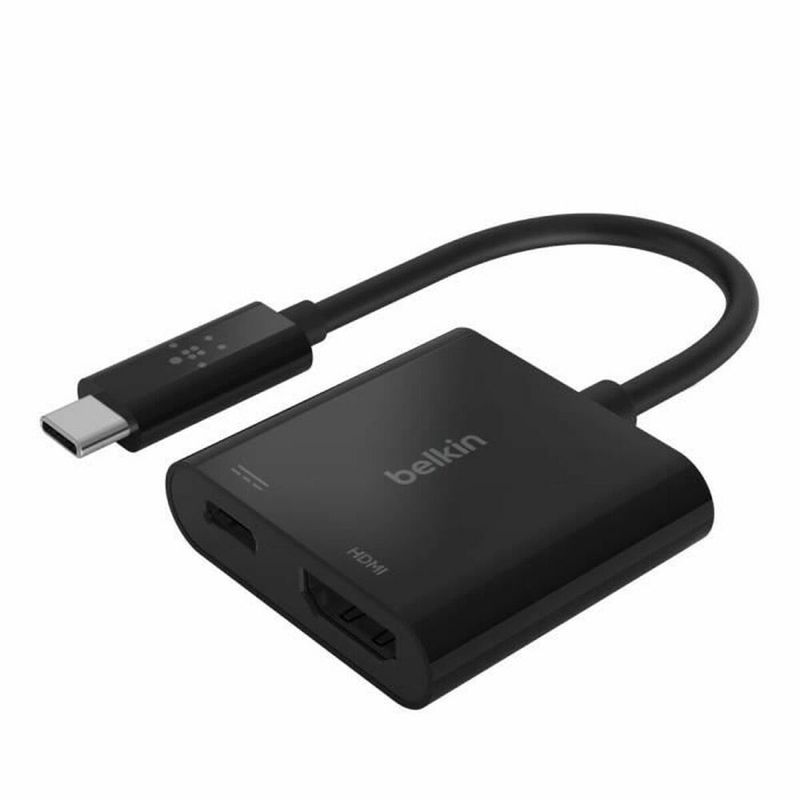PC, gaming si accesorii/Retelistica/Media convertoare - Adaptor USB C la HDMI Belkin AVC002btBK - Infinity.ro