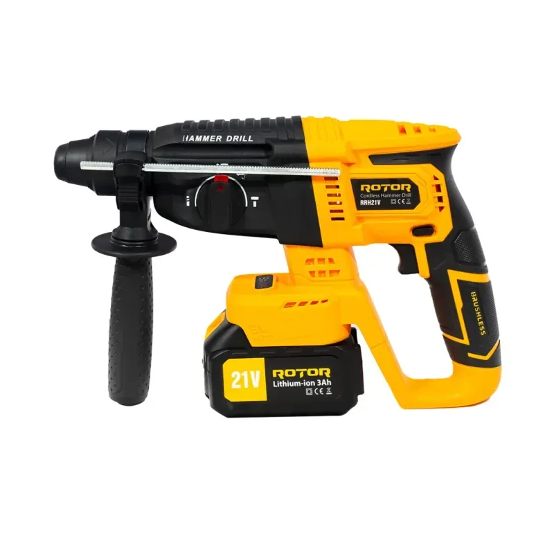 Casa si Gradina - Constructii - Scule electrice si accesorii - Rotopercutoare - Ciocan rotopercutor cu acumulator, RRH21V ROTOR 21V/3Ah , 1800 rpm, 4450 bpm, - Infinity.ro