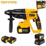 Casa si Gradina - Constructii - Scule electrice si accesorii - Rotopercutoare - Ciocan rotopercutor cu acumulator, RRH21V ROTOR 21V/3Ah , 1800 rpm, 4450 bpm, - Infinity.ro