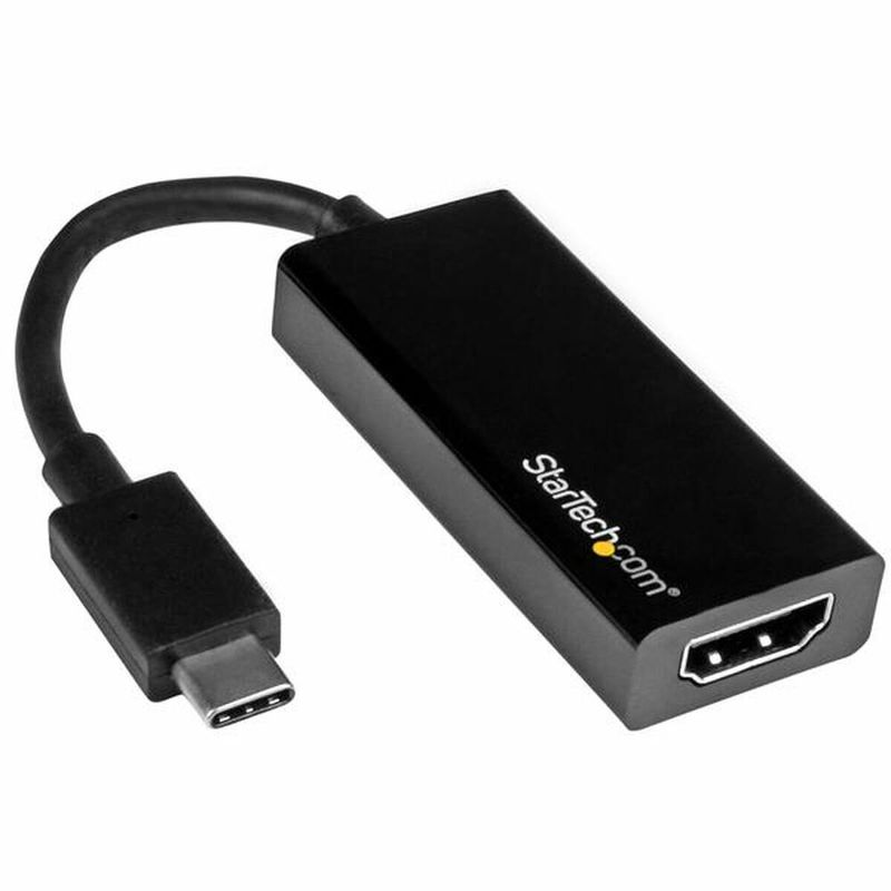 PC, gaming si accesorii/Retelistica/Media convertoare - Adaptor USB C la HDMI Startech CDP2HD 4K Ultra HD Negru - Infinity.ro
