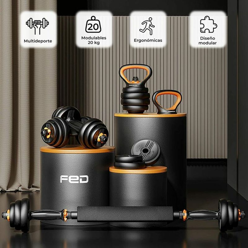 Sport si Outdoor - Fitness - Greutati si echipament - Kituri, gantere si dumbell - Gantere Xiaomi 20 kg 20 kg Negru - Infinity.ro