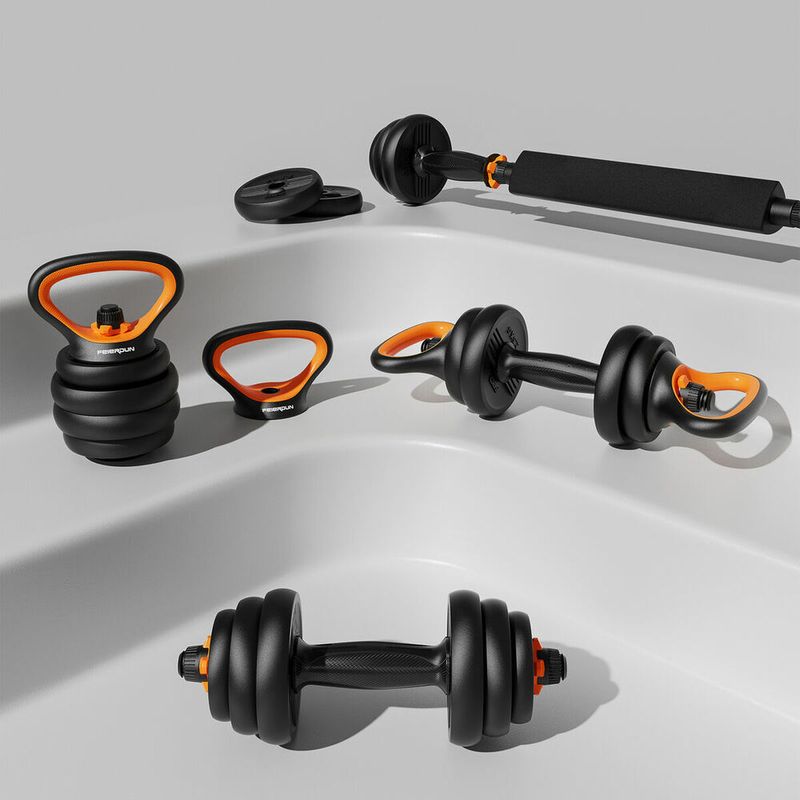 Sport si Outdoor - Fitness - Greutati si echipament - Kituri, gantere si dumbell - Gantere Xiaomi 20 kg 20 kg Negru - Infinity.ro