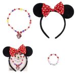 Casa si Gradina - Decoratiuni - Decoratiuni petrecere - Masti si costume carnaval - Set de accesorii Minnie Mouse Multicolor 3 Piese - Infinity.ro