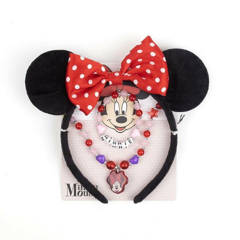 Casa si Gradina - Decoratiuni - Decoratiuni petrecere - Masti si costume carnaval - Set de accesorii Minnie Mouse Multicolor 3 Piese - Infinity.ro