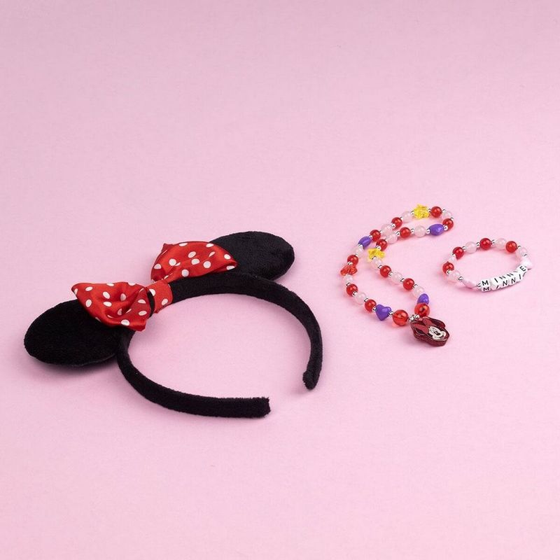 Casa si Gradina - Decoratiuni - Decoratiuni petrecere - Masti si costume carnaval - Set de accesorii Minnie Mouse Multicolor 3 Piese - Infinity.ro