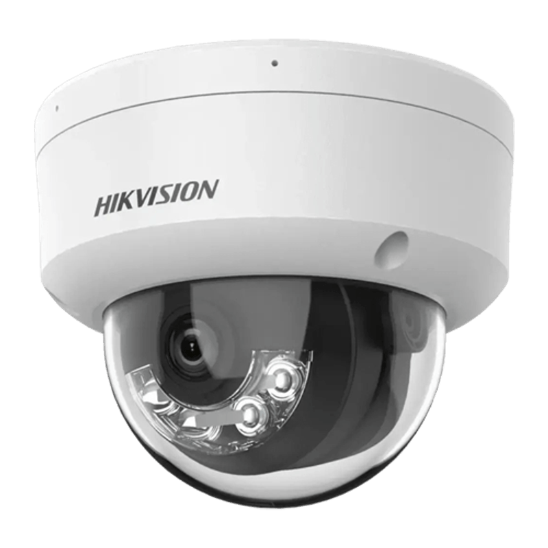 Casa si Gradina - Electrice - Smart Home - Camere de supraveghere - Sistem supraveghere IP Hikvision 8 camere 4K IR 30m lumina alba 30m lentila 2.8mm microfon, NVR 8 canale PoE - Infinity.ro