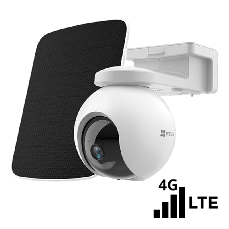 Casa si Gradina - Electrice - Smart Home - Camere de supraveghere - Camera IP 4MP Pan Tilt 4G baterie 10.400 mAh Card Panou Solar Ezviz - Infinity.ro