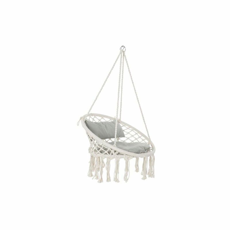 Casa si Gradina - Mobilier - Mobilier copii - Balansoare, leagane si hamace - Hamac DKD Home Decor Bej Gri Castaniu 82 x 62 x 123 cm (82 x 62 x 123 cm) - Infinity.ro