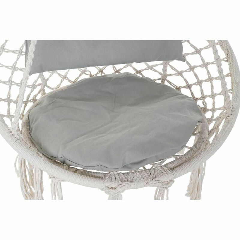 Casa si Gradina - Mobilier - Mobilier copii - Balansoare, leagane si hamace - Hamac DKD Home Decor Bej Gri Castaniu 82 x 62 x 123 cm (82 x 62 x 123 cm) - Infinity.ro