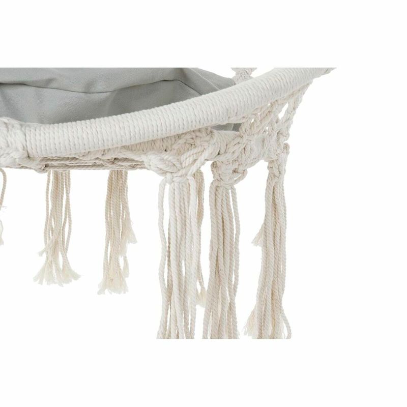 Casa si Gradina - Mobilier - Mobilier copii - Balansoare, leagane si hamace - Hamac DKD Home Decor Bej Gri Castaniu 82 x 62 x 123 cm (82 x 62 x 123 cm) - Infinity.ro