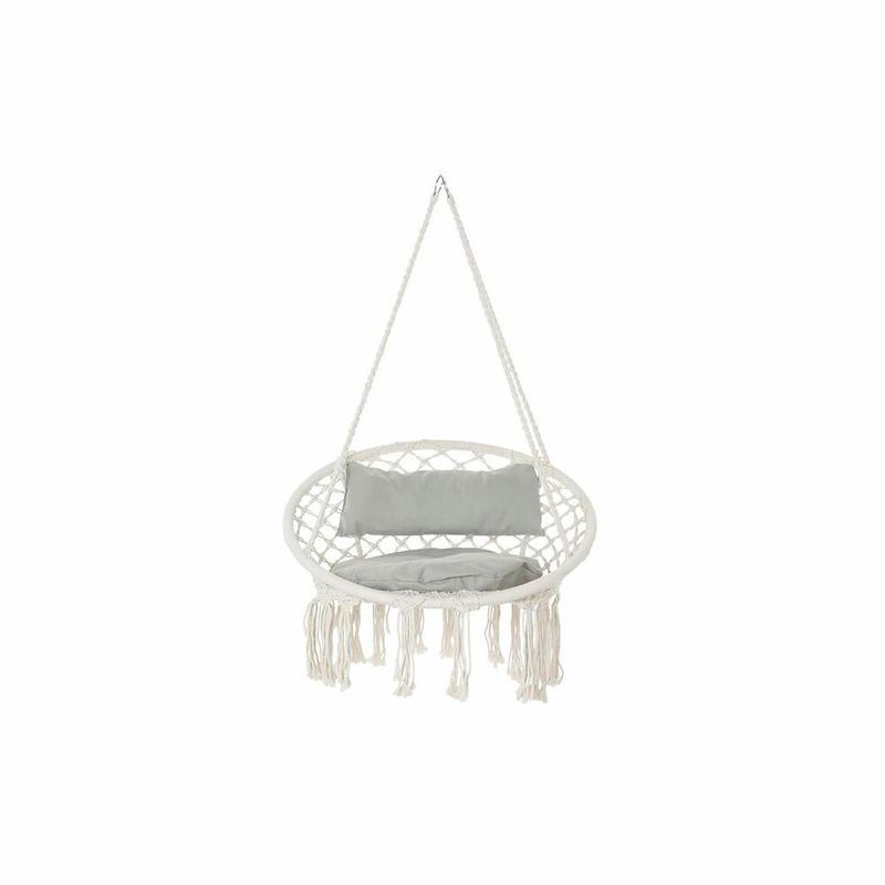Casa si Gradina - Mobilier - Mobilier copii - Balansoare, leagane si hamace - Hamac DKD Home Decor Bej Gri Castaniu 82 x 62 x 123 cm (82 x 62 x 123 cm) - Infinity.ro