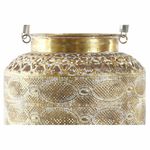 Casa si Gradina - Decoratiuni - Aromaterapie si lumanari - Suporturi lumanari - Lucerna DKD Home Decor 26,5 x 26,5 x 22 cm Finisaj invechit Geam Auriu* Metal Arab - Infinity.ro