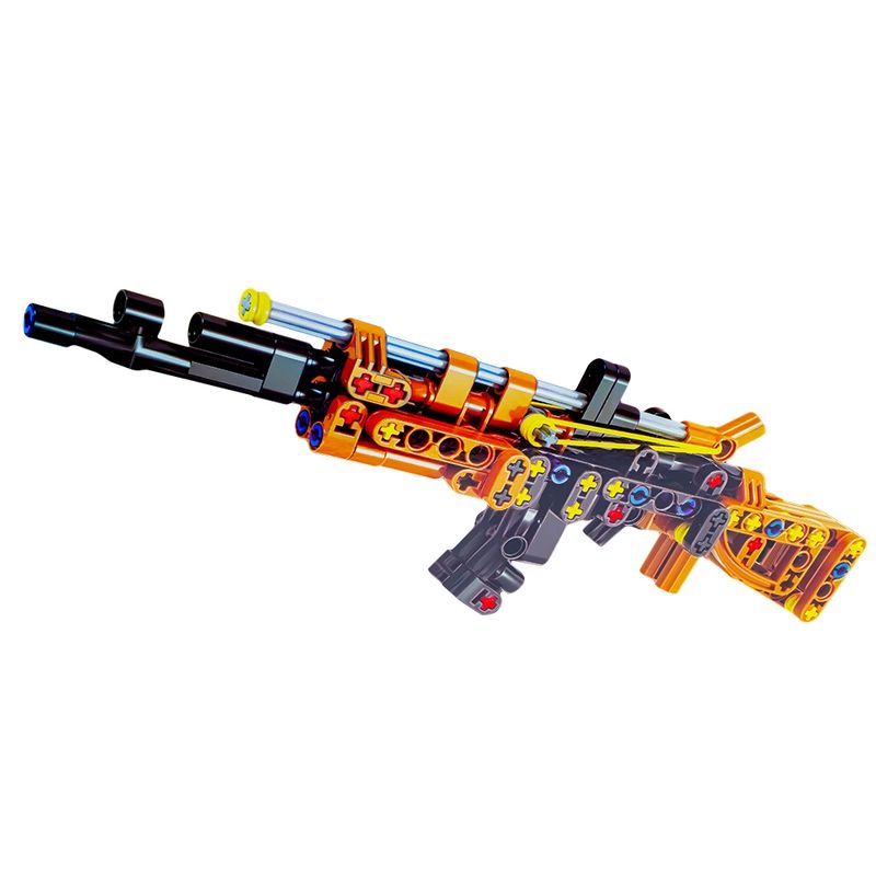 Jucarii, Copii si Bebe - Jucarii si jocuri - Seturi de constructie si cuburi - Seturi de constructie - Cuburi constructii, Mitraliera - Infinity.ro