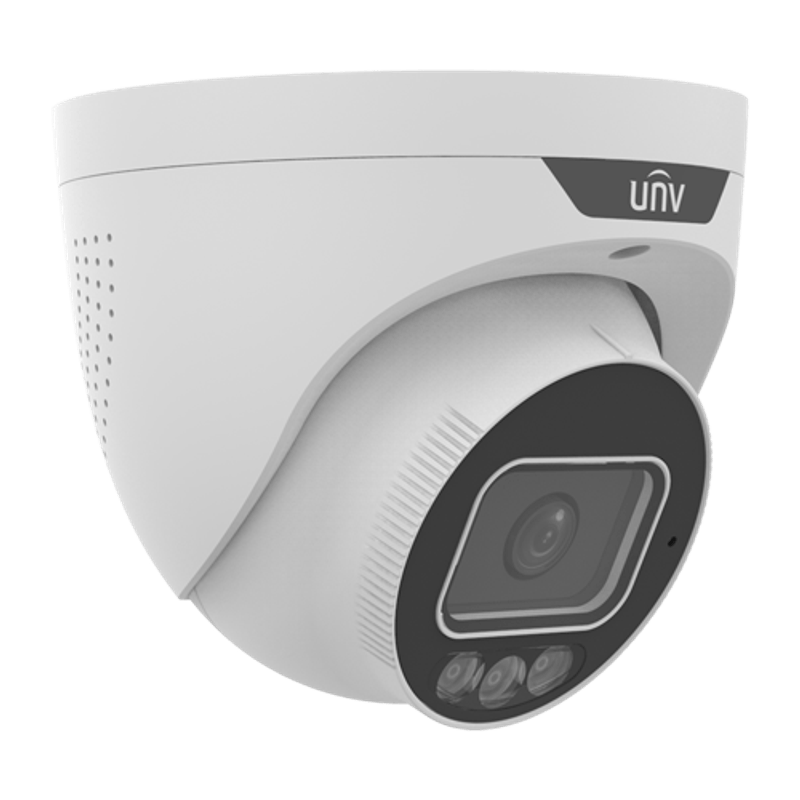 Casa si Gradina - Electrice - Smart Home - Camere de supraveghere - Camera supraveghere IP, 8MP, ColorHunter, lentila 2.8mm, IR 30m, WL 30m, Audio, Alarma, PoE, UNV - Infinity.ro