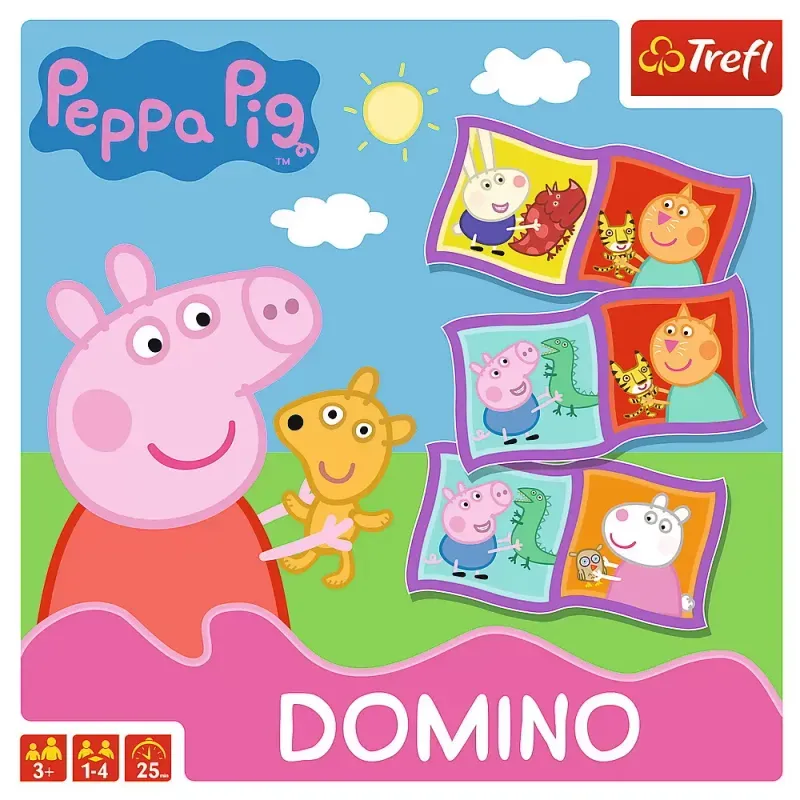Jucarii, Copii si Bebe - Jucarii si jocuri - Jocuri si puzzle - Jocuri de societate - Joc Domino, Peppa Pig - Infinity.ro