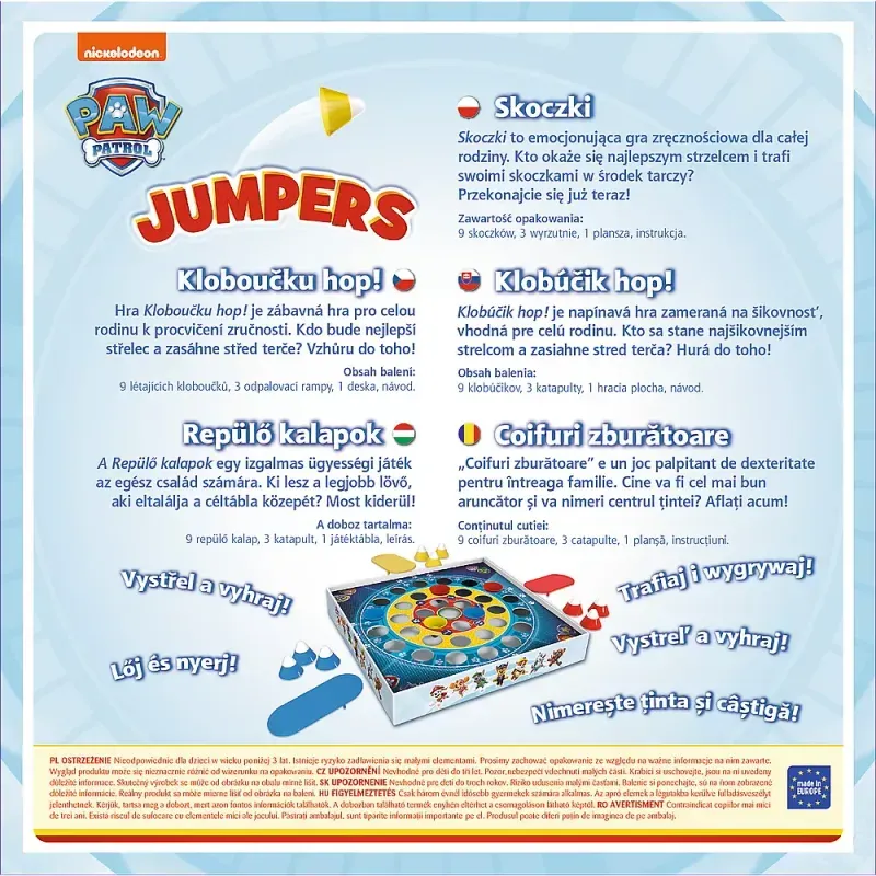 Jucarii, Copii si Bebe - Jucarii si jocuri - Jocuri si puzzle - Jocuri de societate - Joc Jumpers, Patrula Catelusilor - Infinity.ro