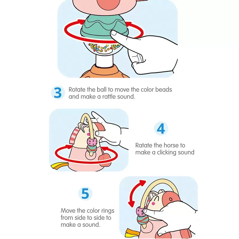 Jucarii, Copii si Bebe - Jucarii si jocuri - Jucarii bebelusi - Jucarii interactive bebelusi - Jucaria Bebe Animalut cu ventuza - Infinity.ro