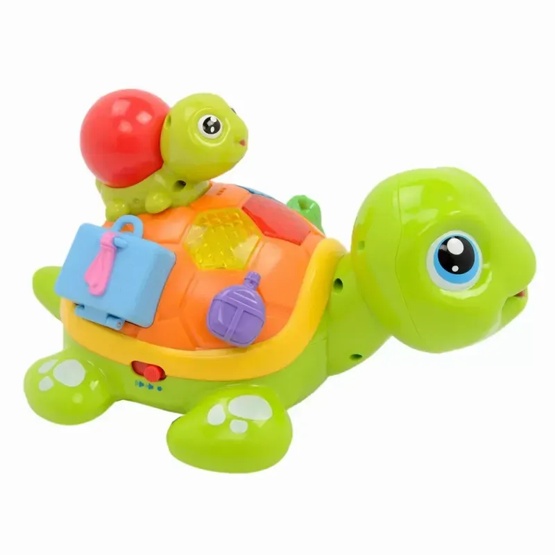 Jucarii, Copii si Bebe - Jucarii si jocuri - Jucarii bebelusi - Jucarii interactive bebelusi - Set broscute testoase interactive cu sunete si lumini - Infinity.ro