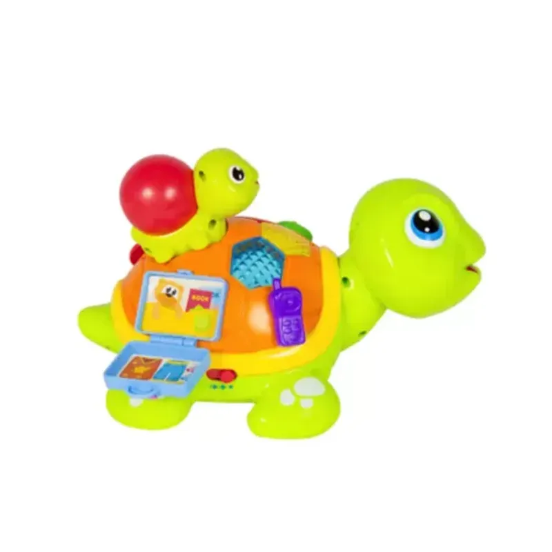 Jucarii, Copii si Bebe - Jucarii si jocuri - Jucarii bebelusi - Jucarii interactive bebelusi - Set broscute testoase interactive cu sunete si lumini - Infinity.ro