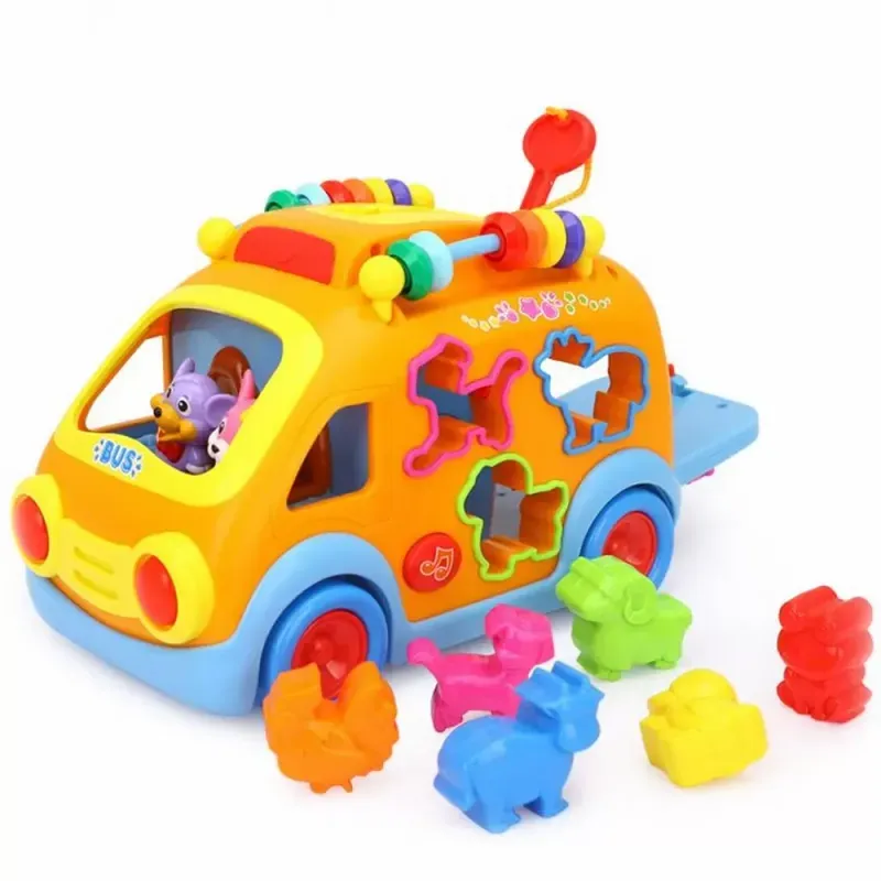 Jucarii, Copii si Bebe - Jucarii si jocuri - Jucarii bebelusi - Jucarii interactive bebelusi - Camion cu forme, sunete si lumini pentru bebelusi - Infinity.ro