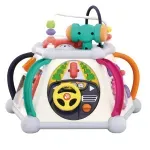 Jucarii, Copii si Bebe - Jucarii si jocuri - Jucarii bebelusi - Jucarii interactive bebelusi - Piramida cu activitati, sunete si lumini pentru bebelusi - Infinity.ro