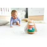 Jucarii, Copii si Bebe - Jucarii si jocuri - Jucarii bebelusi - Jucarii interactive bebelusi - Turn de stivuire din lemn pentru bebelusi - Infinity.ro