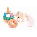 Jucarii, Copii si Bebe - Jucarii si jocuri - Jucarii bebelusi - Jucarii interactive bebelusi - Turn de stivuire din lemn pentru bebelusi - Infinity.ro