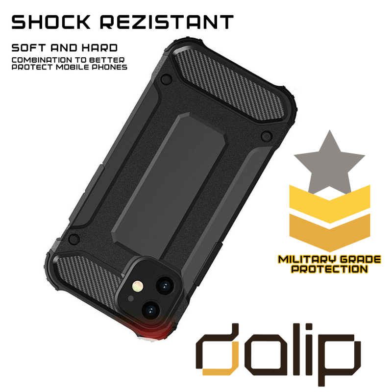 Laptop, Telefoane si Tablete - Telefoane mobile si accesorii - Accesorii Telefoane - Huse telefoane - Husa pentru iPhone 13 Pro, Dalip Boost Hybrid Armor, Negru - Infinity.ro