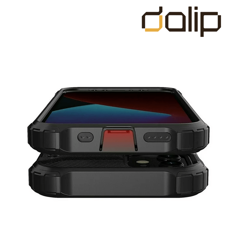 Laptop, Telefoane si Tablete - Telefoane mobile si accesorii - Accesorii Telefoane - Huse telefoane - Husa pentru iPhone 13 Pro, Dalip Boost Hybrid Armor, Negru - Infinity.ro