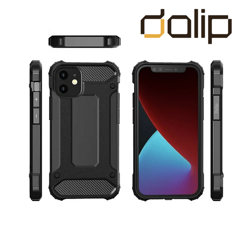 Laptop, Telefoane si Tablete - Telefoane mobile si accesorii - Accesorii Telefoane - Huse telefoane - Husa pentru iPhone 13 Pro, Dalip Boost Hybrid Armor, Negru - Infinity.ro