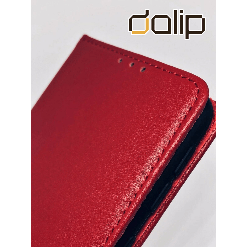 Laptop, Telefoane si Tablete - Telefoane mobile si accesorii - Accesorii Telefoane - Huse telefoane - Husa pentru Huawei P40 Pro, Dalip Intelligent Book, Piele Eco, Rosu - Infinity.ro