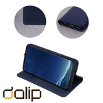 Laptop, Telefoane si Tablete - Telefoane mobile si accesorii - Accesorii Telefoane - Huse telefoane - Husa pentru Huawei P40, Dalip Intelligent Book, Piele Eco, Bleumarin - Infinity.ro