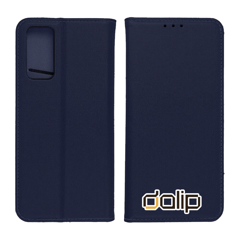 Laptop, Telefoane si Tablete - Telefoane mobile si accesorii - Accesorii Telefoane - Huse telefoane - Husa pentru Huawei P40, Dalip Intelligent Book, Piele Eco, Bleumarin - Infinity.ro