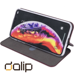 Laptop, Telefoane si Tablete - Telefoane mobile si accesorii - Accesorii Telefoane - Huse telefoane - Husa pentru Huawei P40 Pro, Dalip Cinema Book, Piele Eco, Visiniu - Infinity.ro