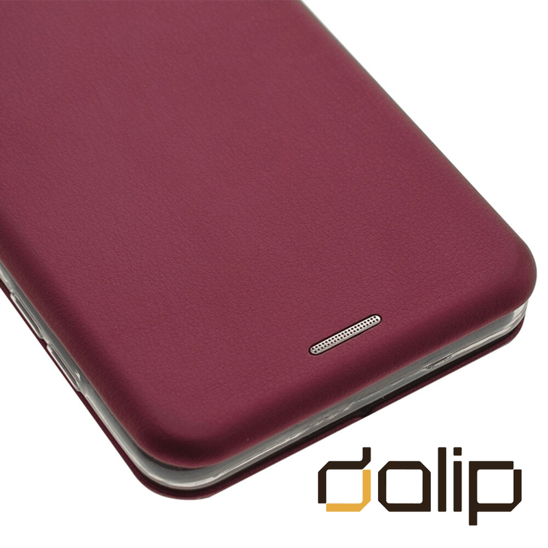 Laptop, Telefoane si Tablete - Telefoane mobile si accesorii - Accesorii Telefoane - Huse telefoane - Husa pentru Huawei P40 Pro, Dalip Cinema Book, Piele Eco, Visiniu - Infinity.ro