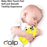 Laptop, Telefoane si Tablete - Telefoane mobile si accesorii - Accesorii Telefoane - Huse telefoane - Husa pentru iPhone 12 Pro Max, Dalip Silicon Stand Grip PRO, Galben - Infinity.ro