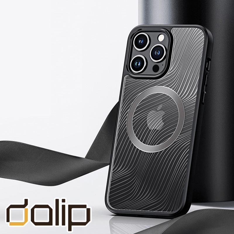 Laptop, Telefoane si Tablete - Telefoane mobile si accesorii - Accesorii Telefoane - Huse telefoane - Husa pentru Huawei Pura 70, Dalip MagSafe Wave Protect, Silicon, Negru-Transparent - Infinity.ro