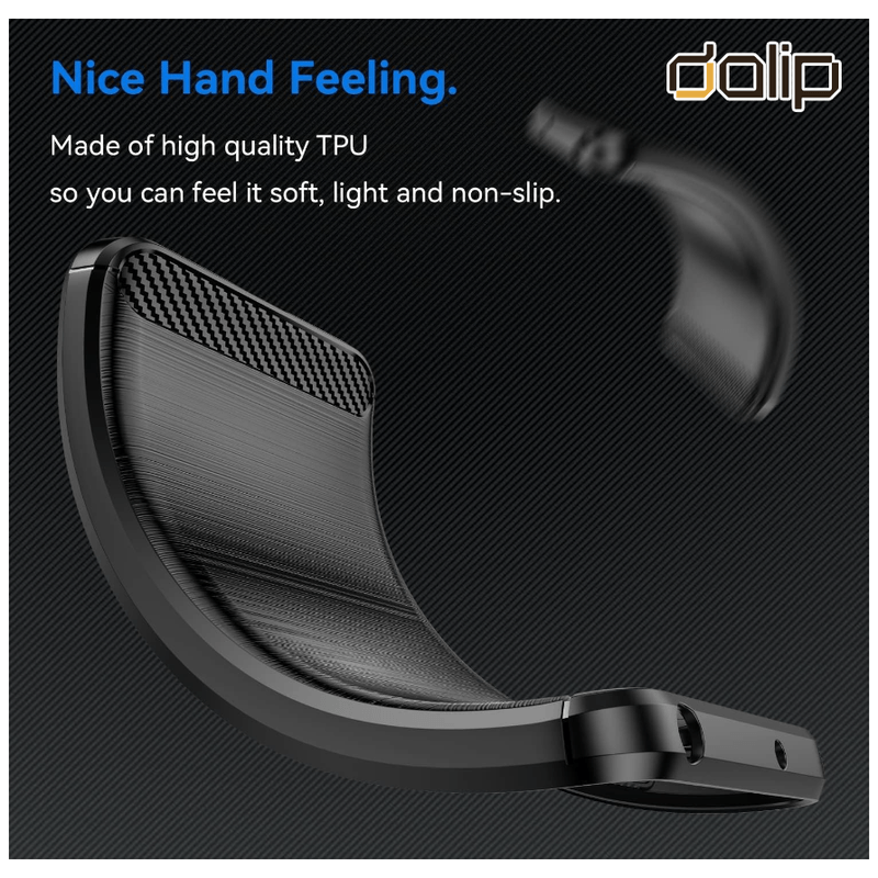 Laptop, Telefoane si Tablete - Telefoane mobile si accesorii - Accesorii Telefoane - Huse telefoane - Husa pentru Samsung Galaxy A71 4G, Dalip Carbon Fuse, HQ TPU, Negru - Infinity.ro