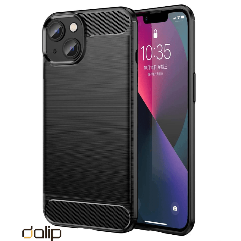 Laptop, Telefoane si Tablete - Telefoane mobile si accesorii - Accesorii Telefoane - Huse telefoane - Husa pentru Samsung Galaxy A71 4G, Dalip Carbon Fuse, HQ TPU, Negru - Infinity.ro