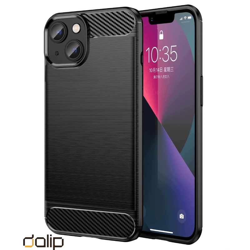 Laptop, Telefoane si Tablete - Telefoane mobile si accesorii - Accesorii Telefoane - Huse telefoane - Husa pentru Samsung Galaxy A71 4G, Dalip Carbon Fuse, HQ TPU, Negru - Infinity.ro