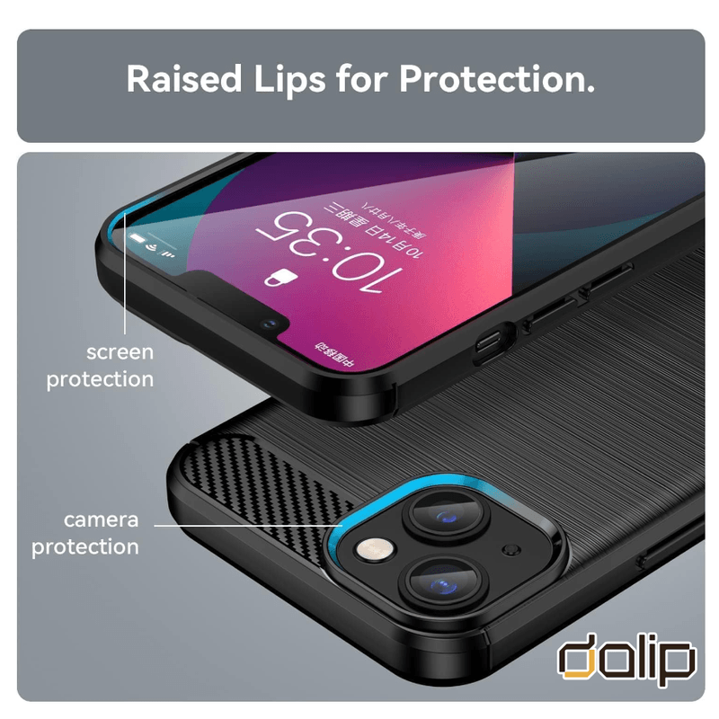 Laptop, Telefoane si Tablete - Telefoane mobile si accesorii - Accesorii Telefoane - Huse telefoane - Husa pentru Samsung Galaxy A71 4G, Dalip Carbon Fuse, HQ TPU, Negru - Infinity.ro