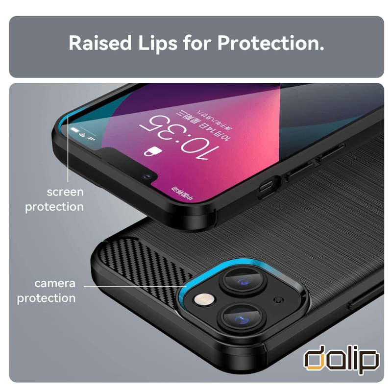 Laptop, Telefoane si Tablete - Telefoane mobile si accesorii - Accesorii Telefoane - Huse telefoane - Husa pentru Samsung Galaxy A71 4G, Dalip Carbon Fuse, HQ TPU, Negru - Infinity.ro