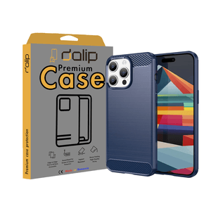 Husa pentru Google Pixel 4 XL, Dalip Carbon Fuse, HQ TPU, Bleumarin