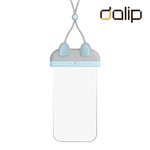 Laptop, Telefoane si Tablete - Telefoane mobile si accesorii - Accesorii Telefoane - Huse telefoane - Husa pentru telefoane pana 7 inch, Dalip UnderwaterPro IPX8, adancime maxima 30m, Model Urechiuse, PVC, Turcoaz - Infinity.ro