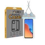 Laptop, Telefoane si Tablete - Telefoane mobile si accesorii - Accesorii Telefoane - Huse telefoane - Husa pentru telefoane pana 7 inch, Dalip UnderwaterPro IPX8, adancime maxima 30m, Model Urechiuse, PVC, Turcoaz - Infinity.ro